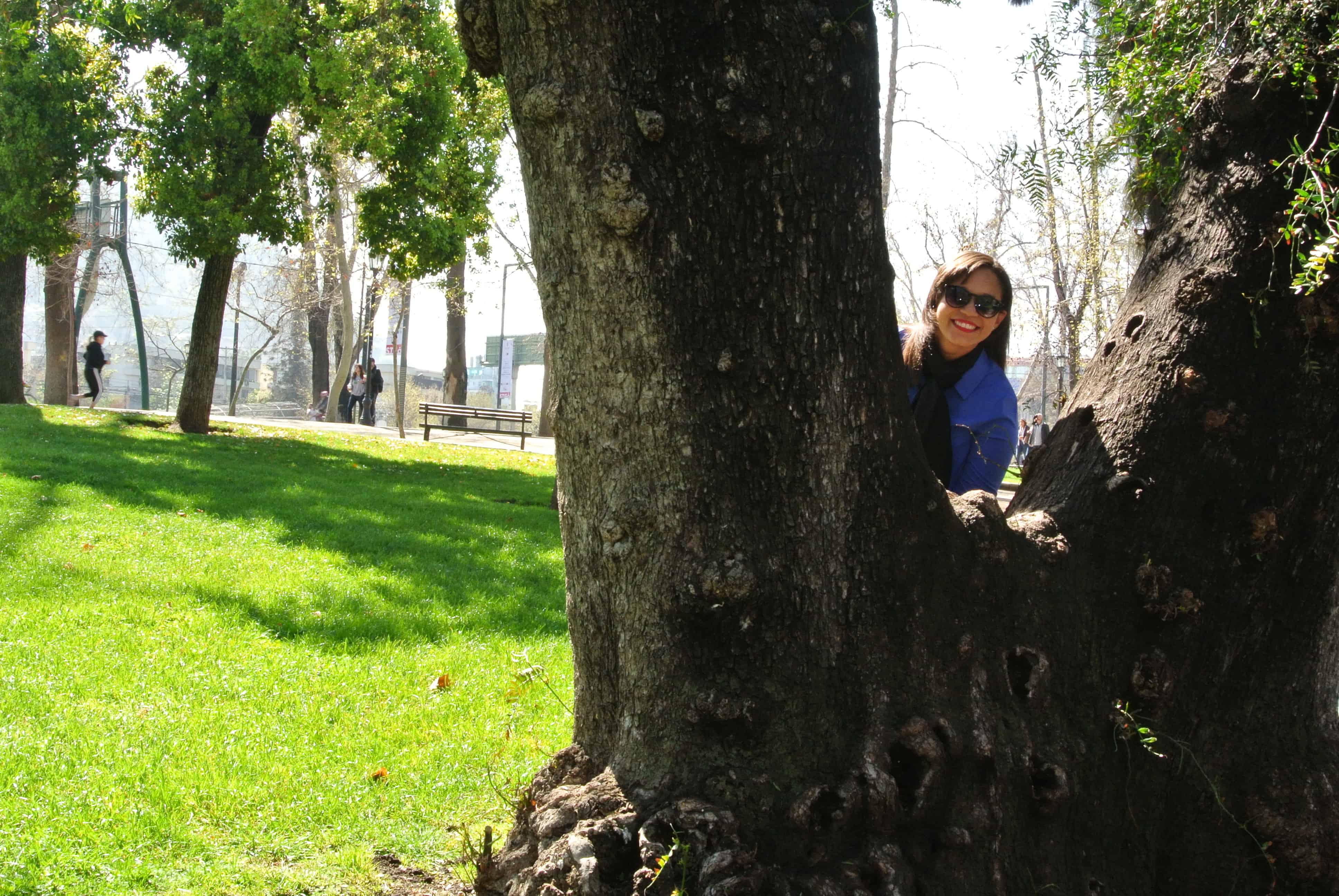 Parque Forestal em Santiago