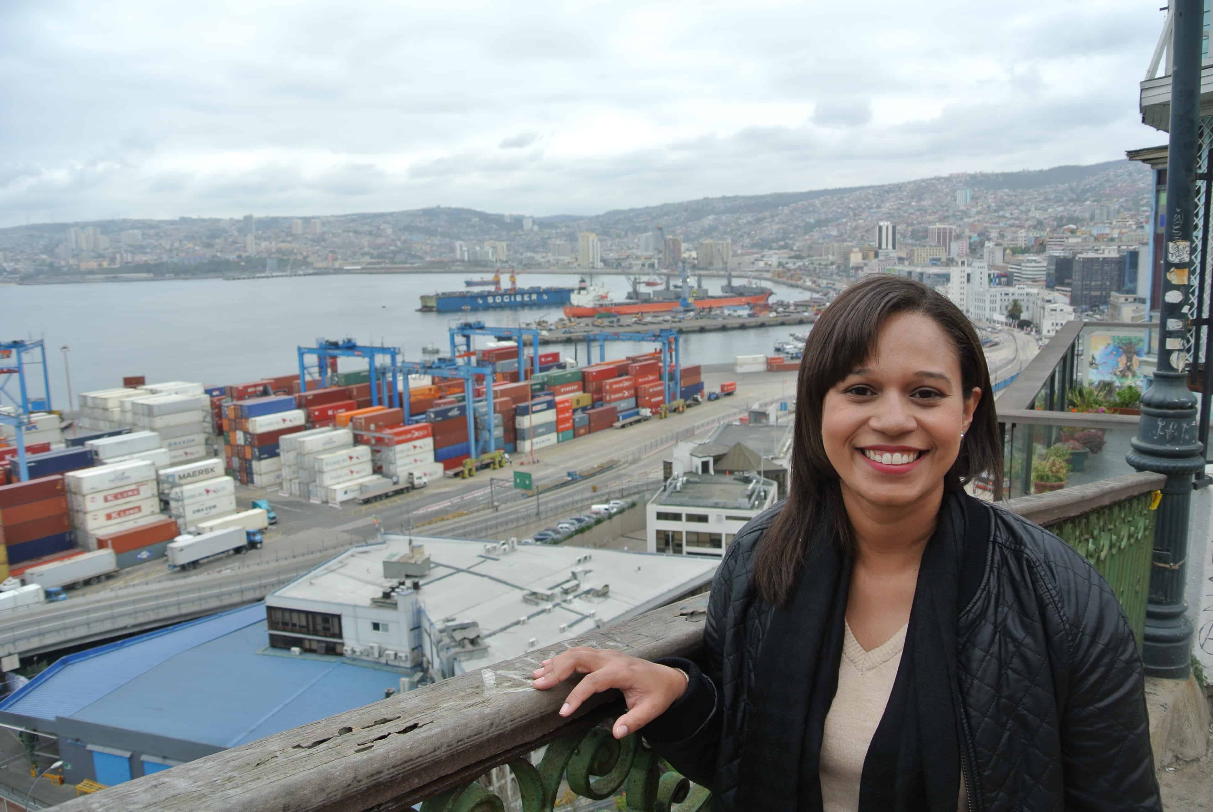 Vista do Porto de Valparaíso