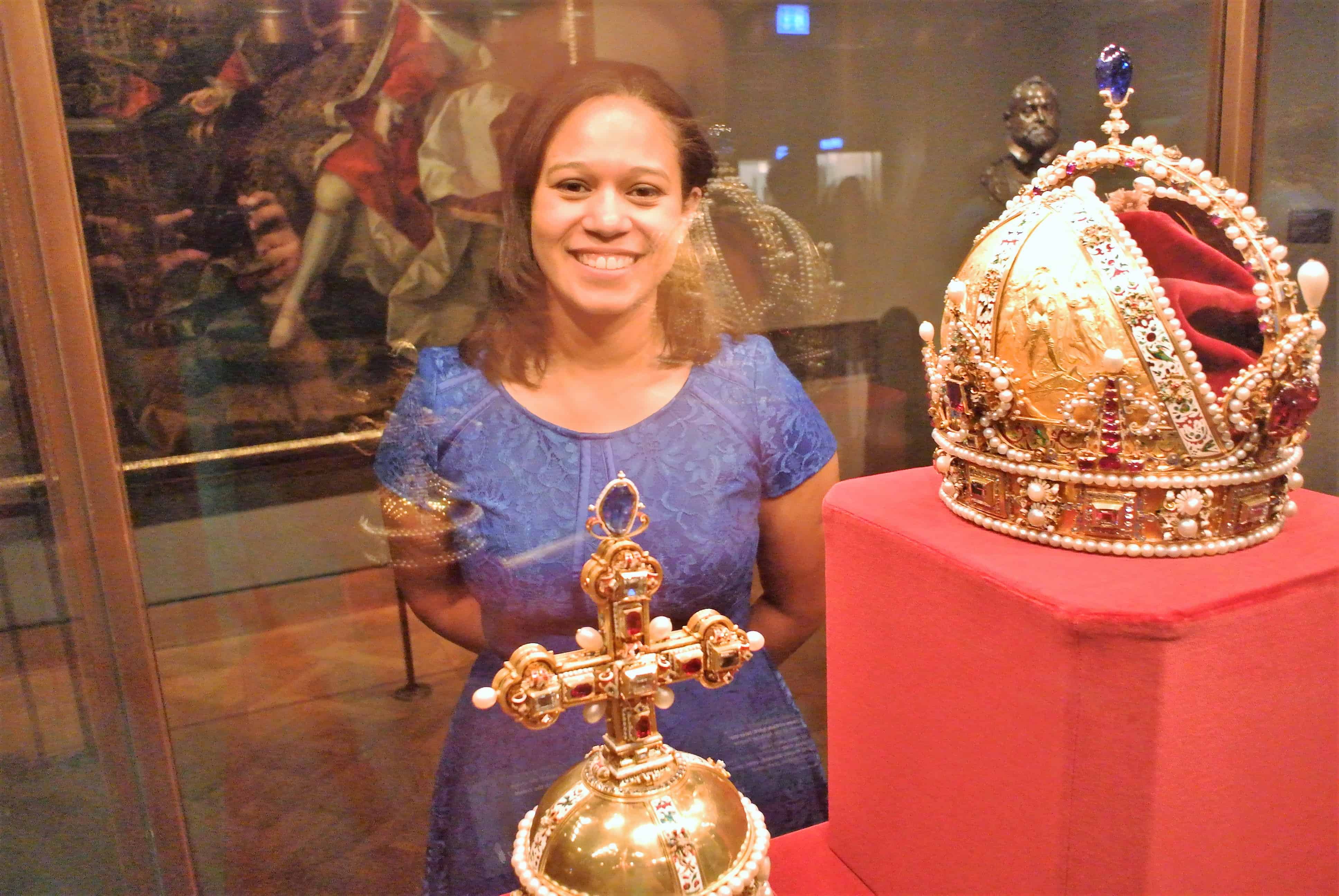 Coroa do Imperador Rudolph II - exposto no Museu do Tesouro Imperial de Vien