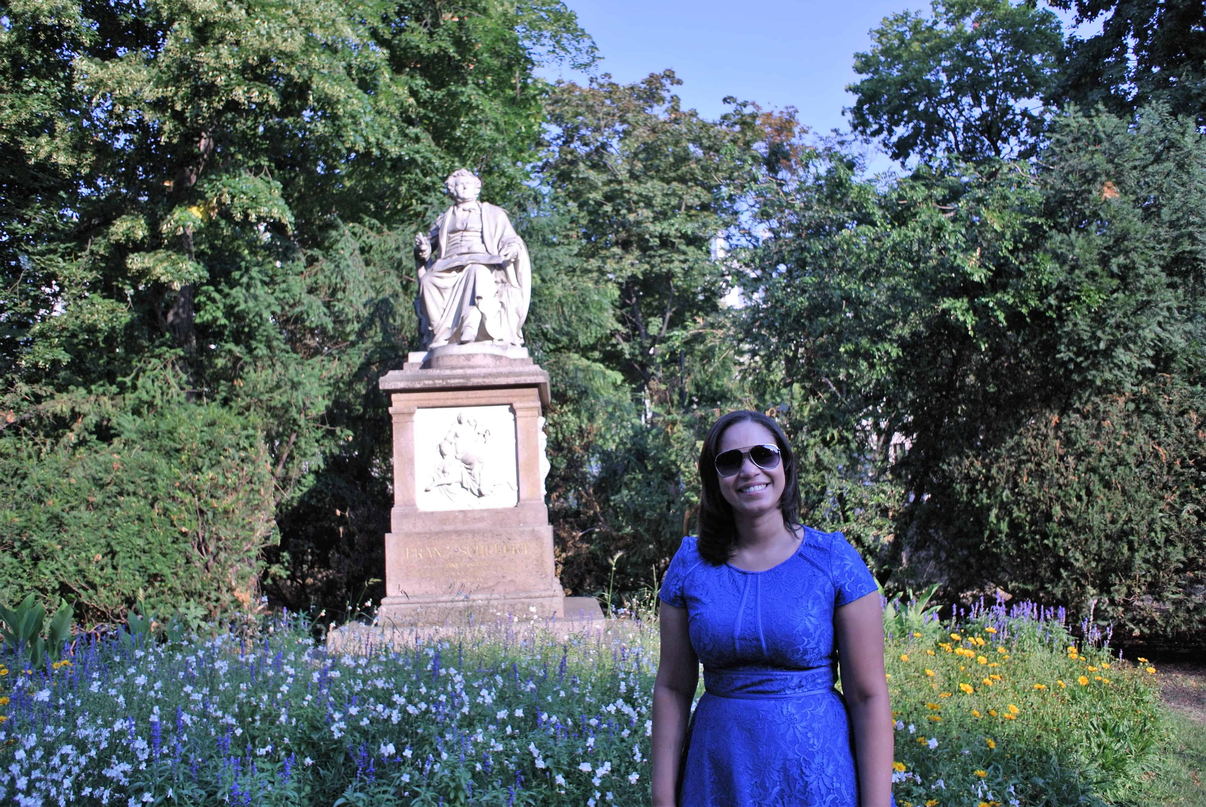Estátua de Franz Schubert no Stadtpark