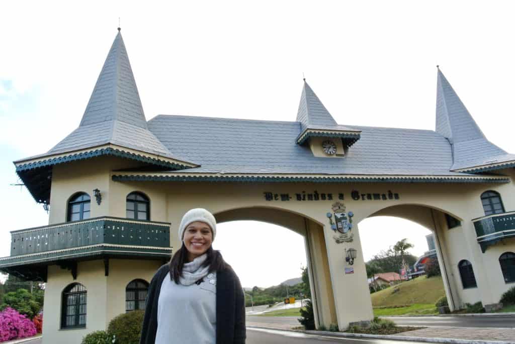 Pórtico de entrada em Gramado