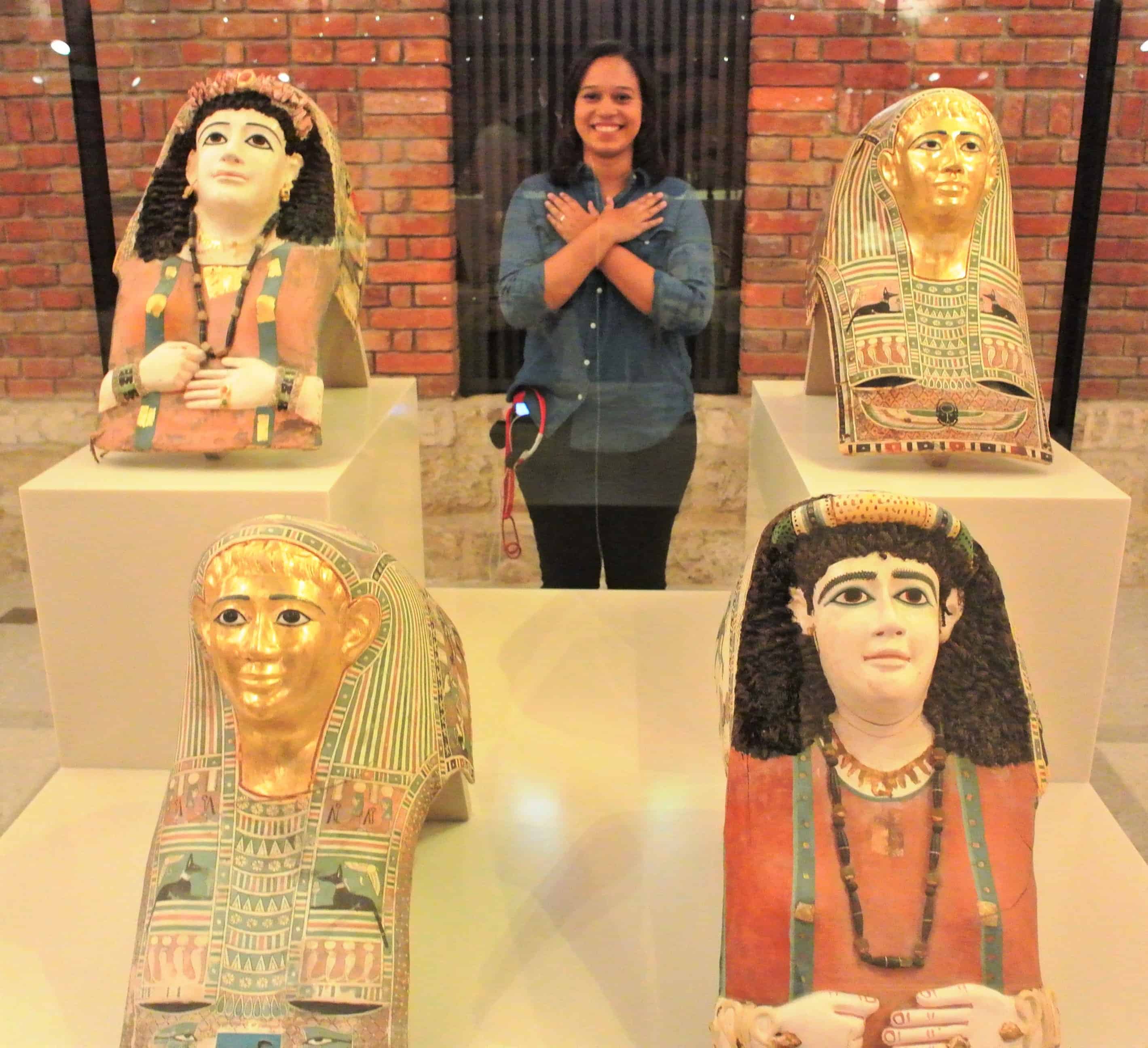 Esculturas egípcias no Neus Museum