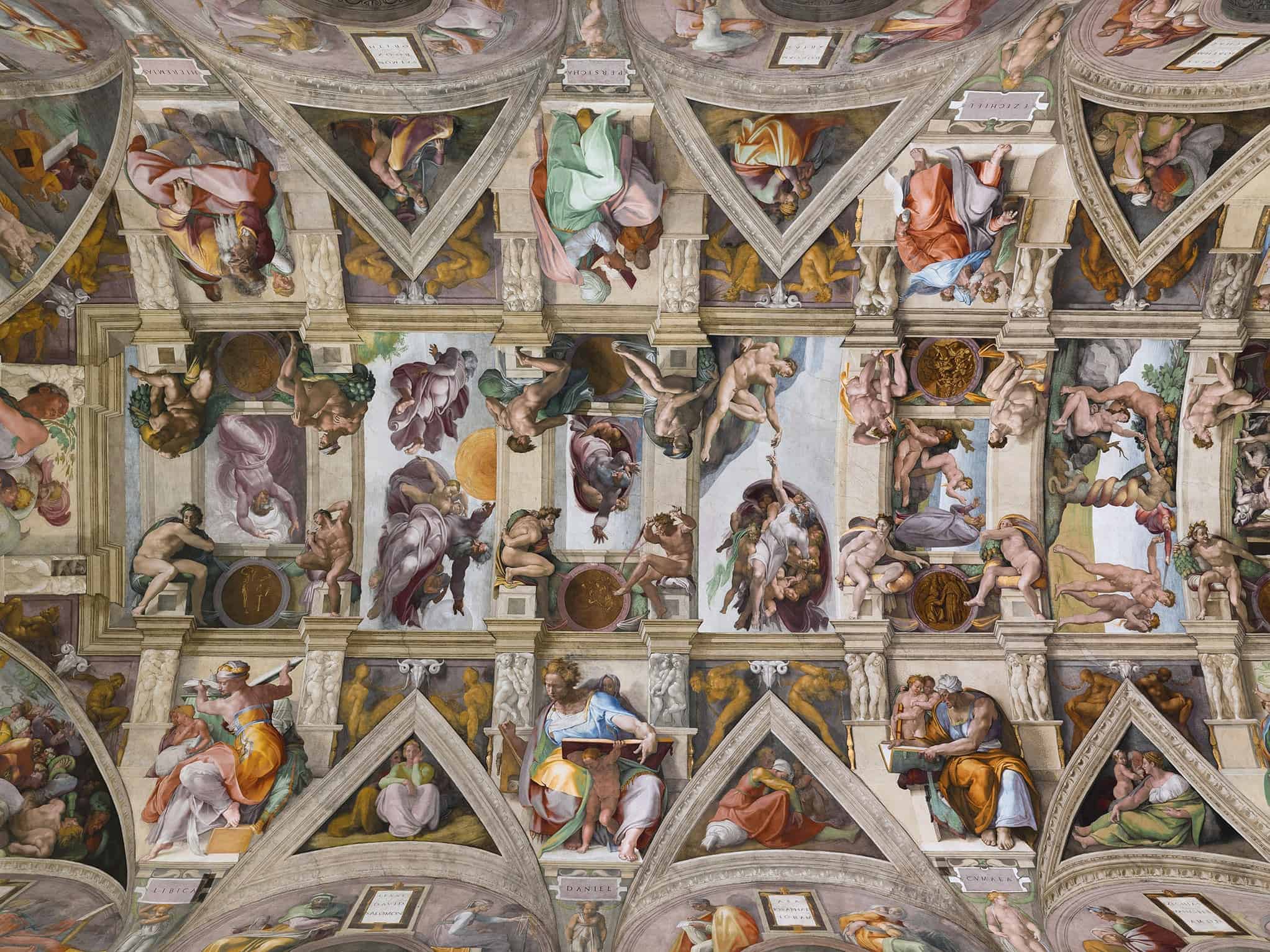 Teto da Capela Sistina - Michelangelo - Museus Sem sair de Casa