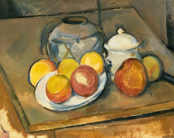Paul Cézane (vaso, açúcar e maçãs) - 1890-1893