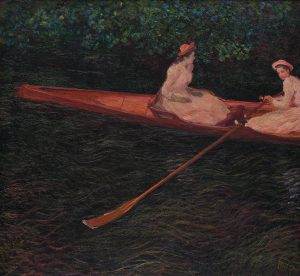 Monet A canoa sobre o Epte (1920-1924)
